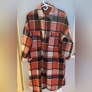 Kwoki Knee length Shacket.